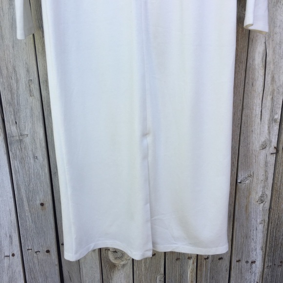 NWT Alice + Olivia Dorinda Off Shoulder Long Sleeve Knit Midi Dress White 6 - Picture 13 of 16